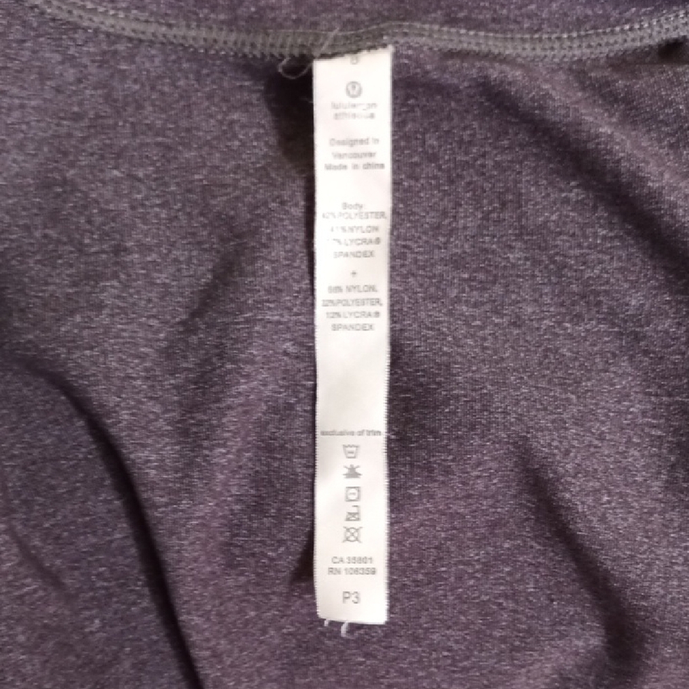 Size 8 Purple and Gray Sweater with Stand-Up Collar - Picture 9 of 15